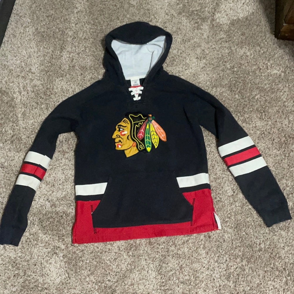 Youth Blackhawks Hockey Hoodie